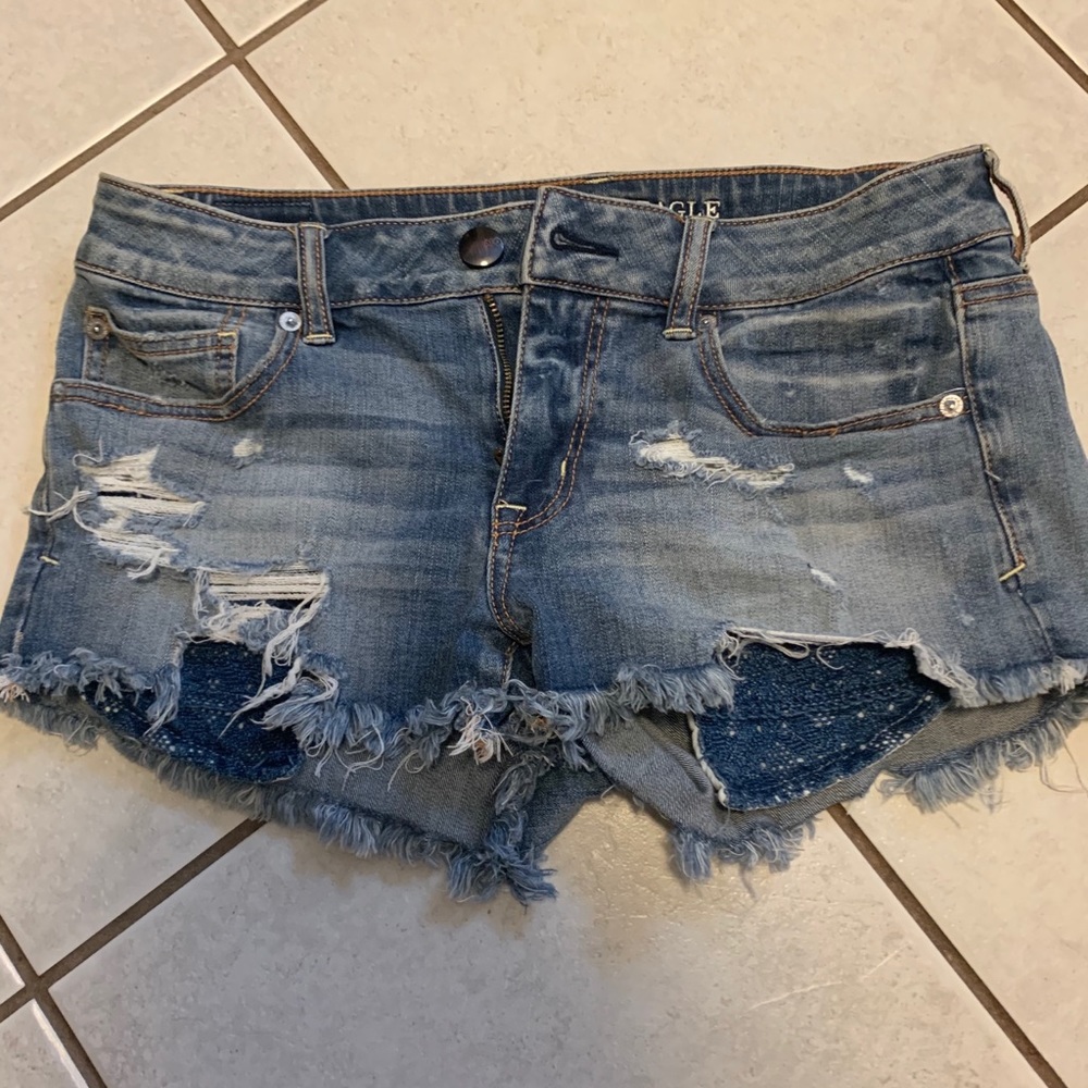 American eagle jean shorts